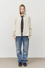 Venis Pigment Cropped Zip Hoodie