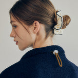 COMPACT NECKLACE BAG (BROWN)