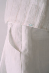 T/T オート プリーツ スカート パンツ(white)