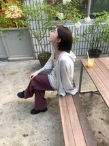 Cold hoodie blouse