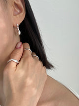 [925silver] ベリーパールピアス