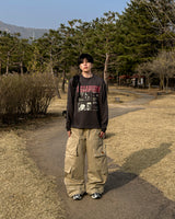 Utility Patch Wide Cargo Pants