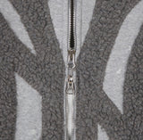 [Lining brushed] キュリーニューヨークパッチダメージフードジップアップ