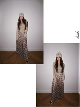 Knit Flower Bucket Beanie