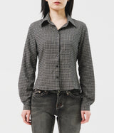(W) Muer Checked Shirt (3color)