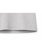 Rosalie Lace Ribbon Print Short Sleeve T-Shirt Gray