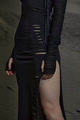 SLIT LONG ONEPIECE