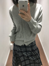 Engadin Round Cardigan (6Colors)