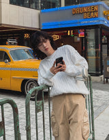 Pure Angora Cable Knit