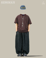 [SEMADE] Linen Fatigue バンディングデニム