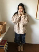 Boucle Half-Neck Zip-Up (2 Colors)