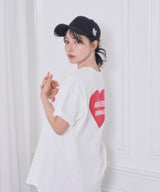 UNISEX フェネックワッペンピアスキャップ ブラック