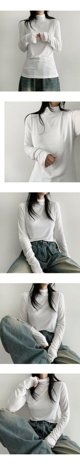 ビンジアハーフタートルネックTシャツ
