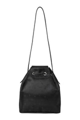 tht jacquard bucket bag - black