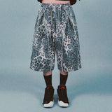 leopard grunge capri shorts_grey