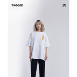 TAGGED - ファンダメンタルオーバーサイズホワイトTシャツ