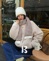 [ORIGINAL] Cable Wool Fleece Jumper