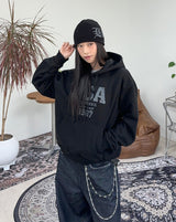 Dibene USA Crop Hoodie