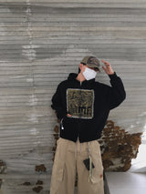Grid Patch Work Cargo Pants 3C