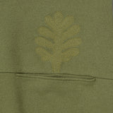 Earth button hoodie / Leaf