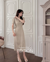 【MADE】Pintuck long dress