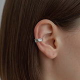 SAND DUNE EAR CUFF (SILVER)