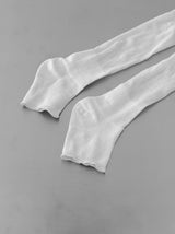 See-through long leg warmers
