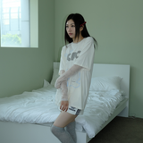 KIRIGIRL ボクシーTシャツ _IVORY