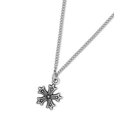 CROSS STAR NECKLACE_SILVER