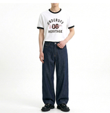 エッセンシャルスタンダード半袖リンガーTシャツ ビンテージホワイト