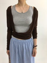 Uel Deep V-Neck T-Shirt (6color)