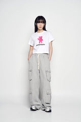 25SS オーバーサイズカーゴジョガーパンツ メランジ