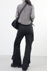 Milan cargo bootcut pants