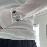 Onyx Bezel Loop Watch