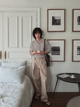Coachit belt wide pants