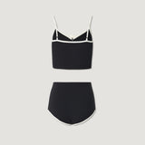 Rose Corsage High-waist Set