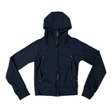 Stud slim hood jumper