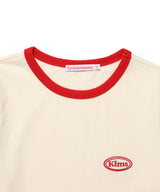 Kims Egg Bam Ringer Tee Cream (KIB6MFT509A)