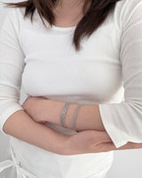 Lace Flower Cuff Bangle