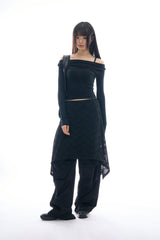 Arvia punching banding skirt