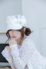 angel ribbon cap(white)