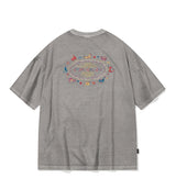キャットステッチピグメント半袖Tシャツ