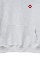 パンチホールフーディー_Grey