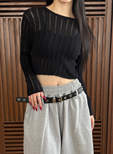 [Unisex] ベルト付きスウェットバミューダパンツ(3color)