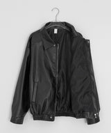 Bultub Crop Leather Jacket