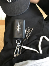 プルール ウォレット キーリング(BLACK)