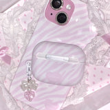Hime zebra earphones case