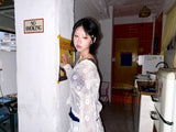 (2color) Daisy Sheer Net Cardigan