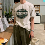 LMN Rickel フェリスラウンドオーバーサイズフィット半袖Tシャツ (4 colors)