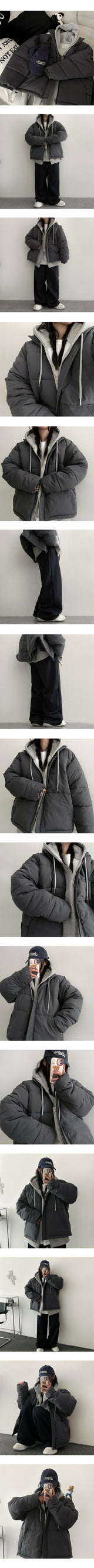 Nef Basic Daily Boxy Padded Jumper